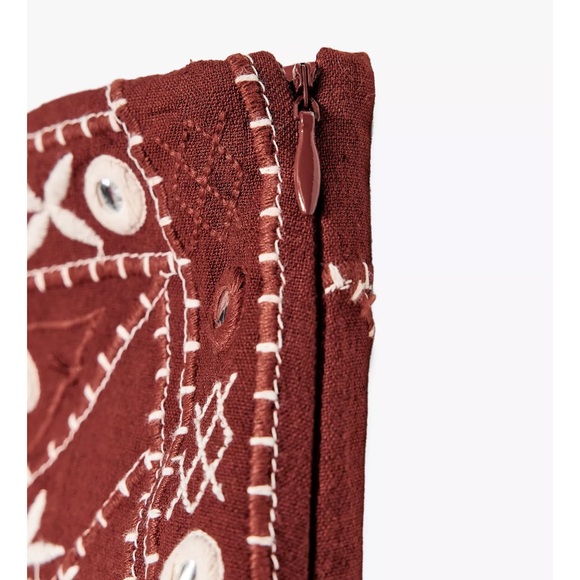 Zara Embroidered Mirror Shorts - Picture 9 of 12